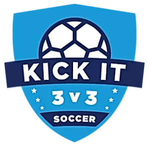 Kick It 3v3 Soccer Logo